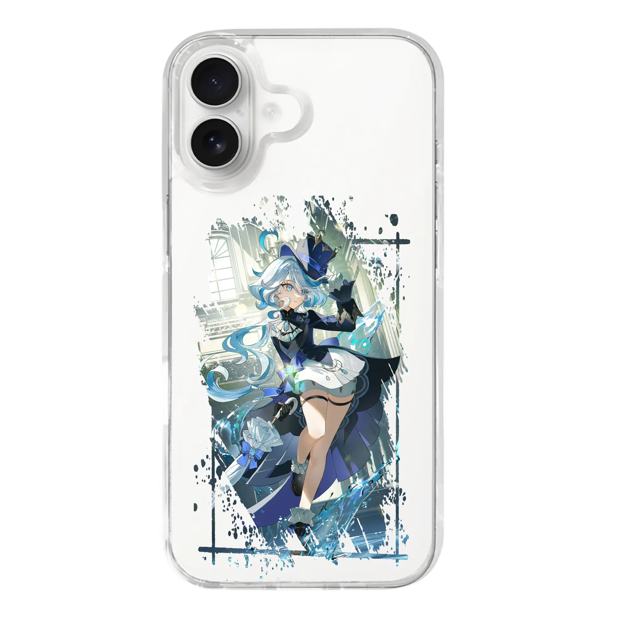 原 神 グッズ フリーナ - iPhone 17シリーズ 透明スマホケース – 薄型・耐衝撃・精密フィット保護カバー